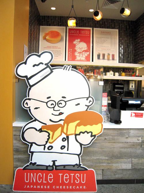 アンクル・テツのチーズケーキも大人気