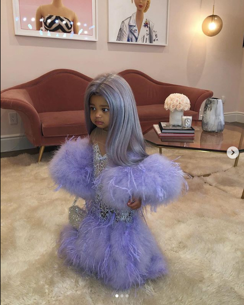 カイリー・ジェンナーの長女ストーミちゃんのコスプレ(写真はインスタグラムより)