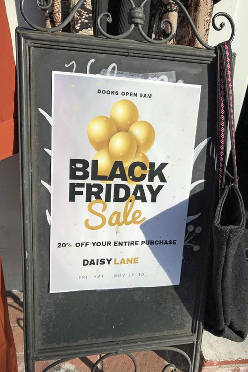 今年のブラックフライデーは29日です