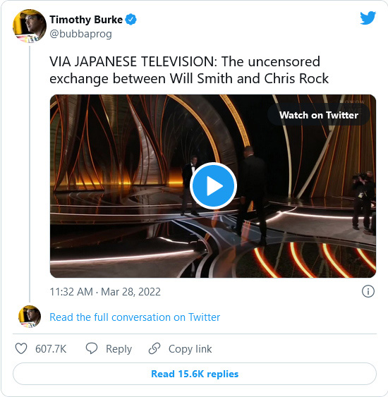 放送禁止用語を使っていることからアメリカの中継は音声が消されていたため、音声が消されていない日本の中継動画が拡散されています