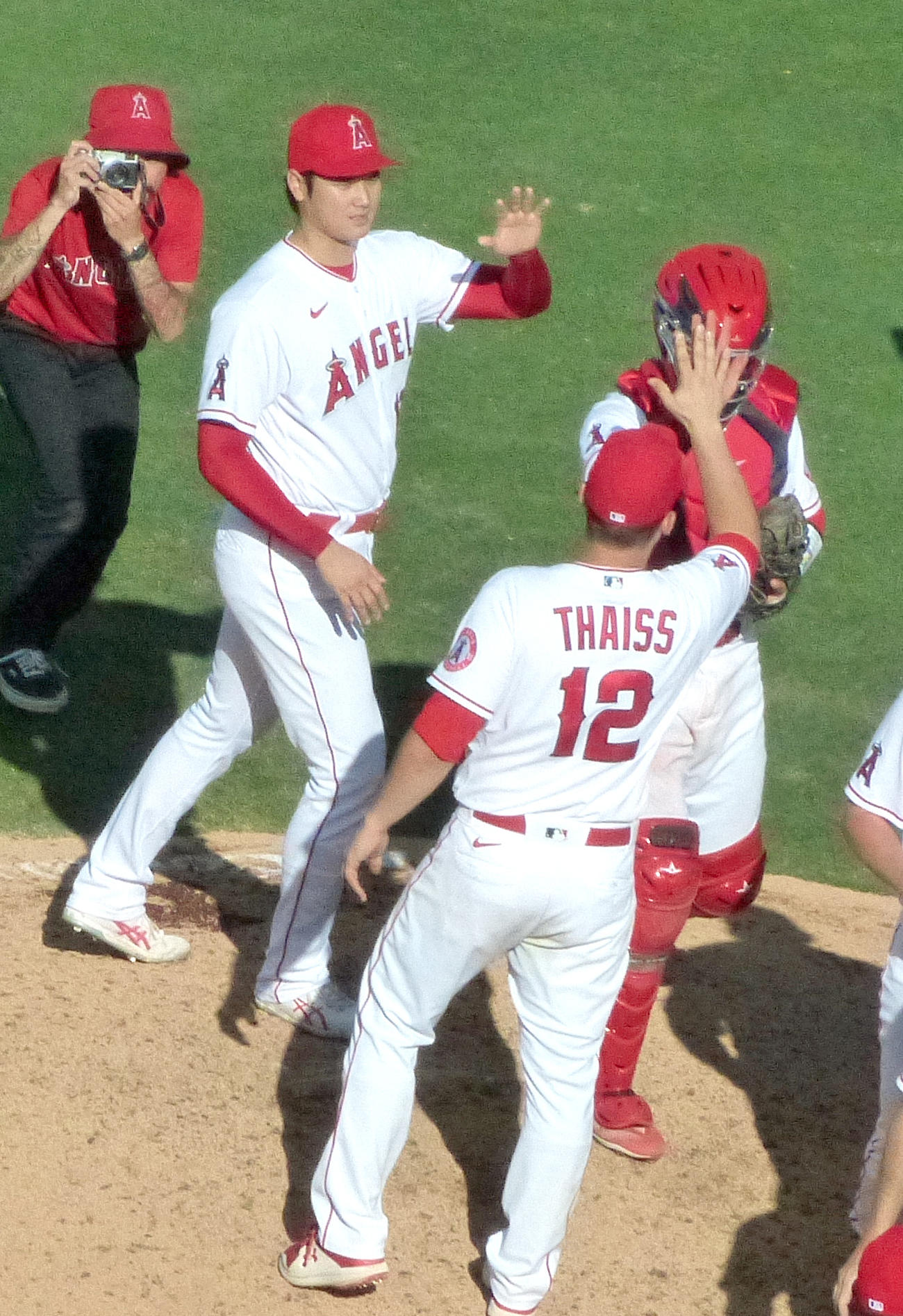本拠地最終戦を終えた大谷選手