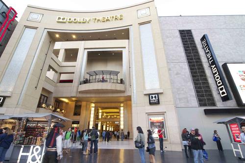 ハリウッドのドルビー・シアターはアカデミー賞授賞式会場として有名