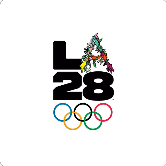 LA28のエンブレムの26パターンのうちの1つ