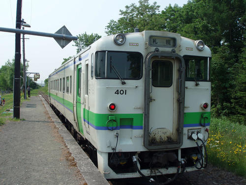 以前は札幌までの直通列車があった（2012年6月）