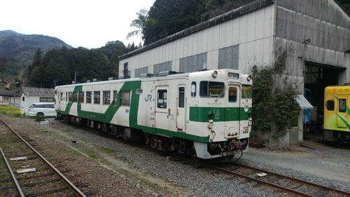 〈9〉錦町駅に停まっていたキハ40