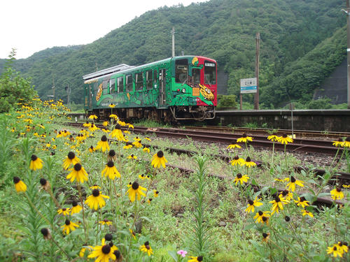〈4〉江川崎駅でお手洗いにいける停車時間が設けられている