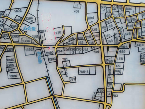 〈10〉宗左駅の跡地近くの住宅地図にはまだ駅が残っていた