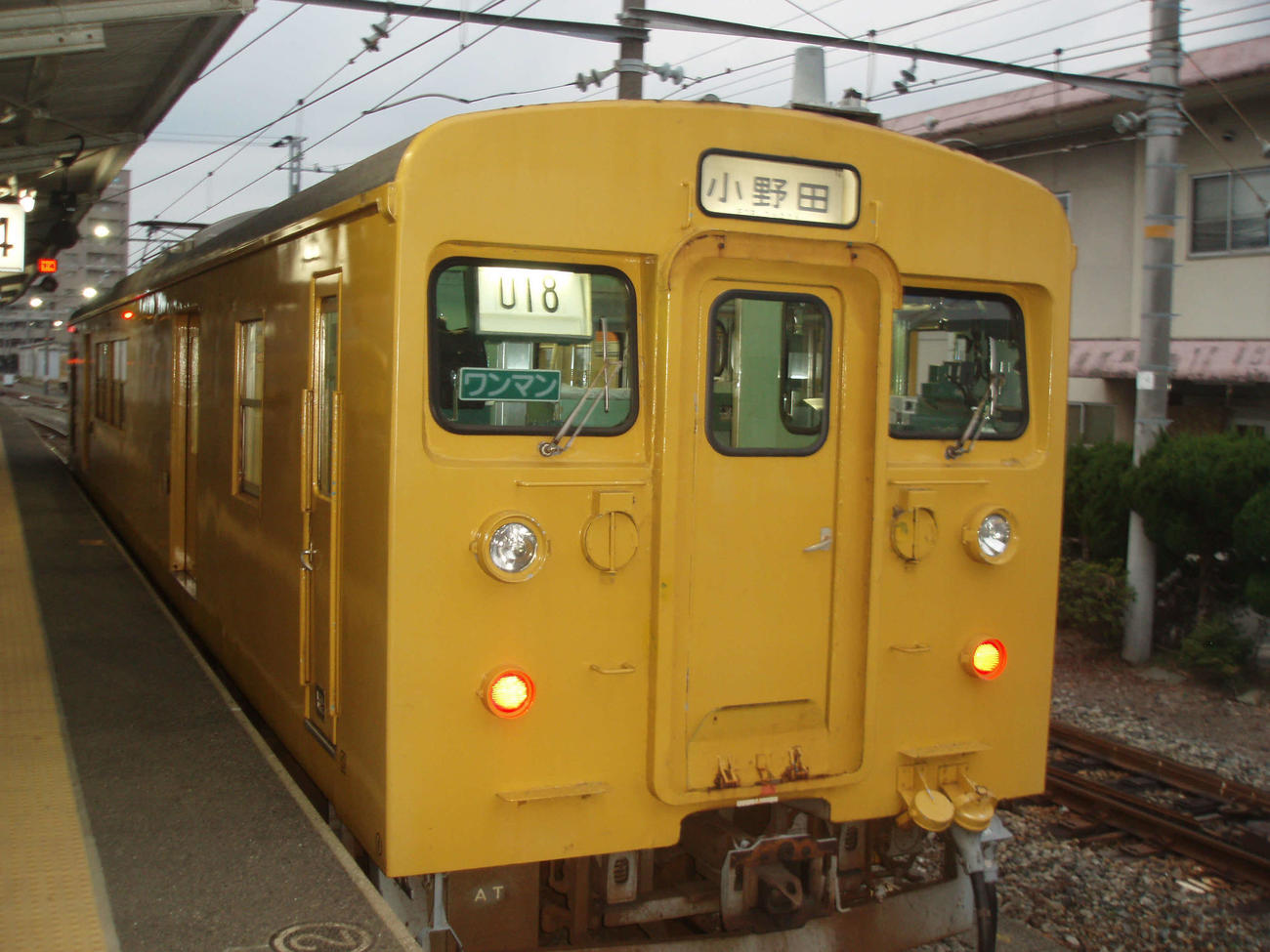 〈1〉宇部新川から乗車したクモハ123
