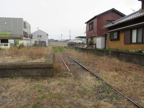 〈6〉終点だった日高川駅のホーム跡