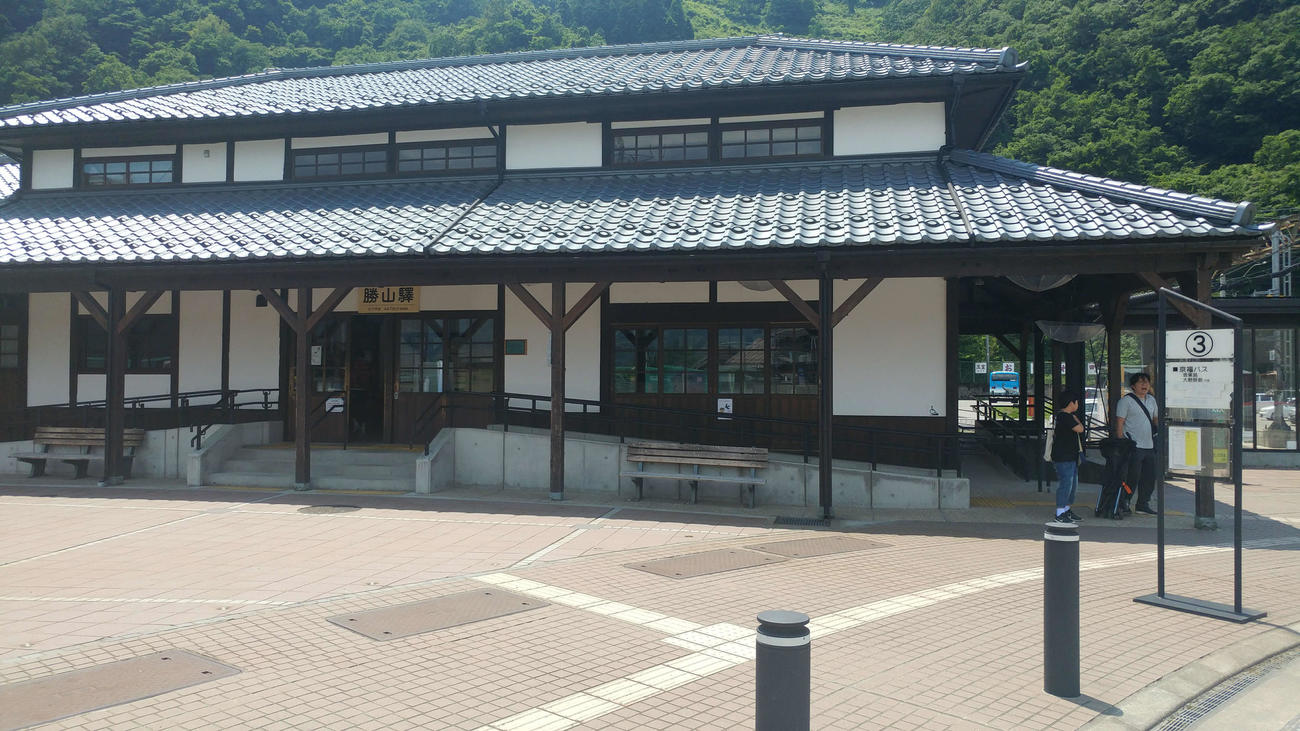 〈7〉勝山永平寺線の終点勝山駅