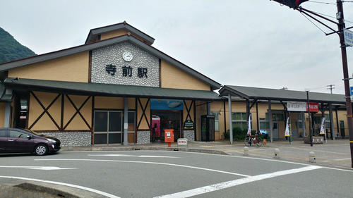 〈12〉播但線の運行拠点となる寺前駅（撮影は2017年6月）