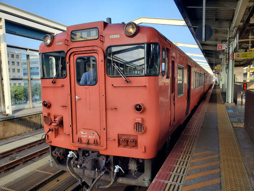 〈3〉因美線へはキハ47で向かう
