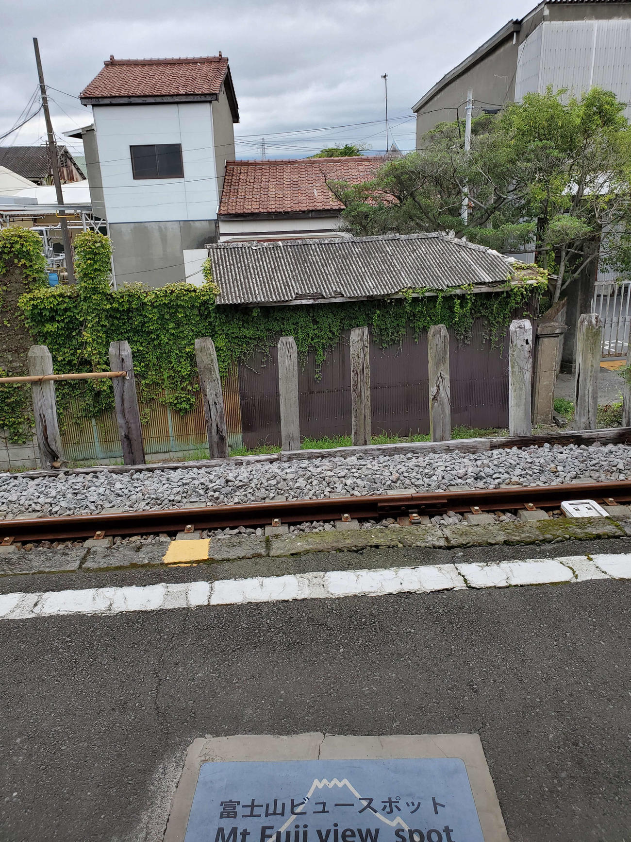 〈6〉この日は天気が悪く富士山は見られなかった
