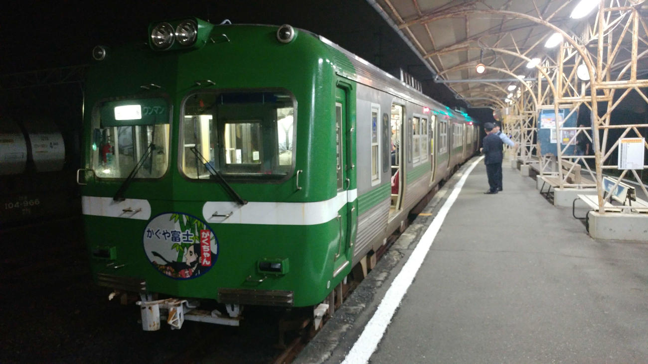 〈12〉2017年10月の夜景電車に乗車