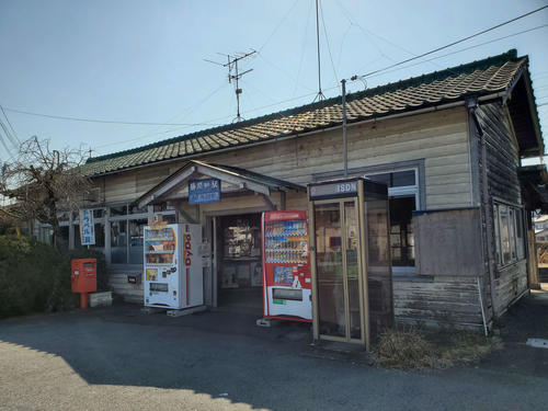 〈1〉2月21日が最後となった旧勝間田駅舎