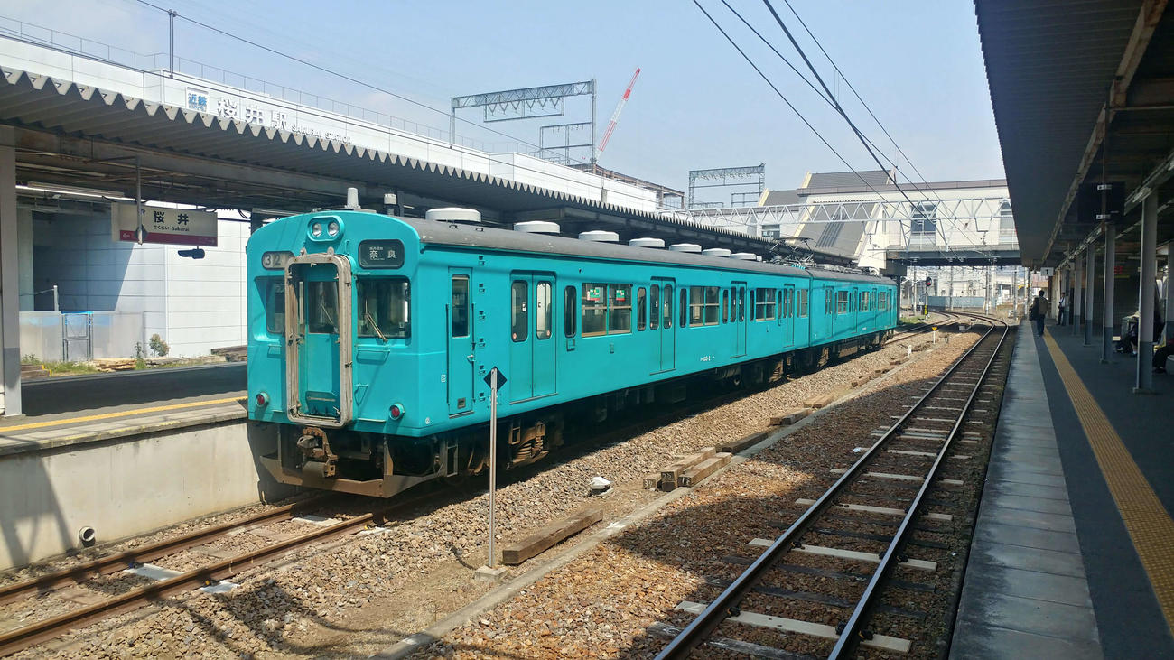 〈22〉かつて和歌山線、桜井線の主力だった105系（2019年4月）