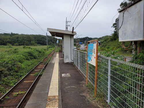 〈19〉目に見える周囲は農地と道路のみ