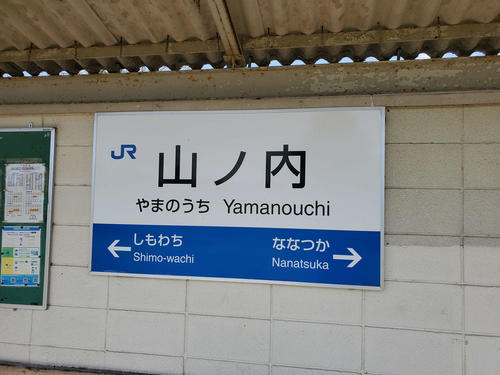 〈8〉駅名標の文字に特徴がある