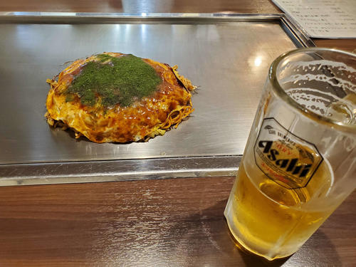 〈14〉お好み焼きで英気を養う