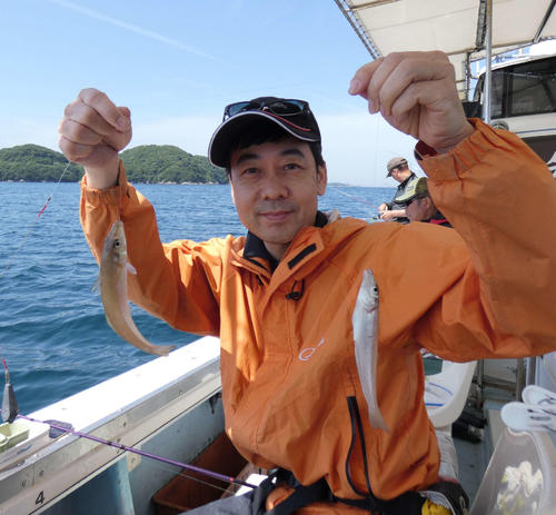 2連掛けを連発する吉武さん