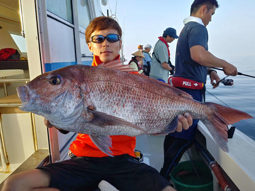 渡辺将弘さん、取材当日最大の5・13キロをゲット