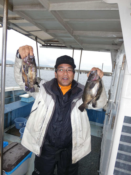 近藤さんが釣り上げた20～27・2センチのメバル
