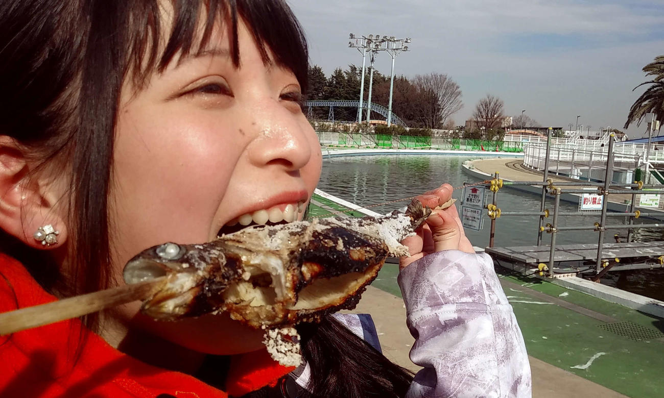 いっただきまーす。うひょー、おいひー