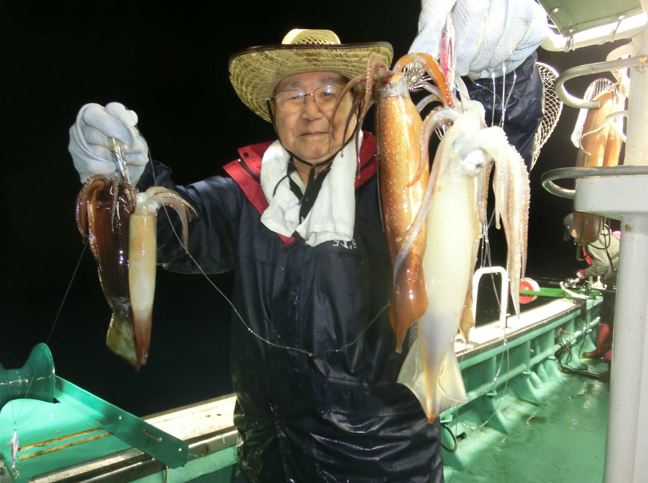 大型サイズを含むマイカを針数釣った札幌市の木村さん