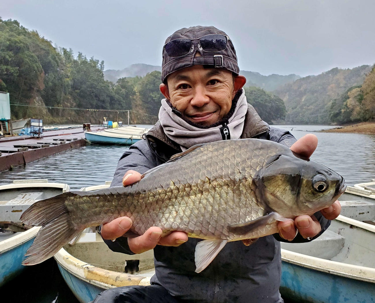 三島湖「ともゑ」山崎剛一さん