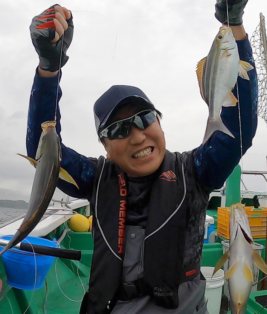 イサキのトリプル達成で笑顔の和田青児