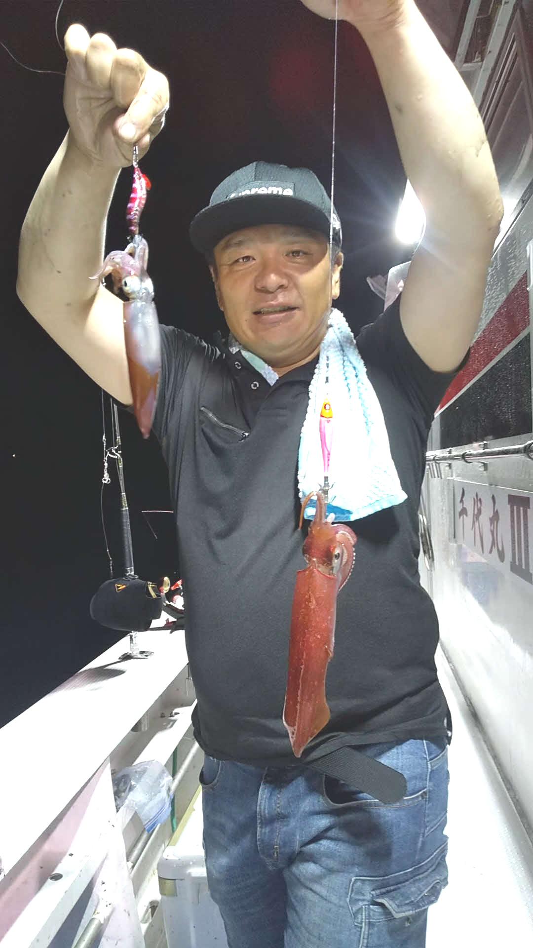 井流さんもイカメタルのテンションフォールで２連掛け
