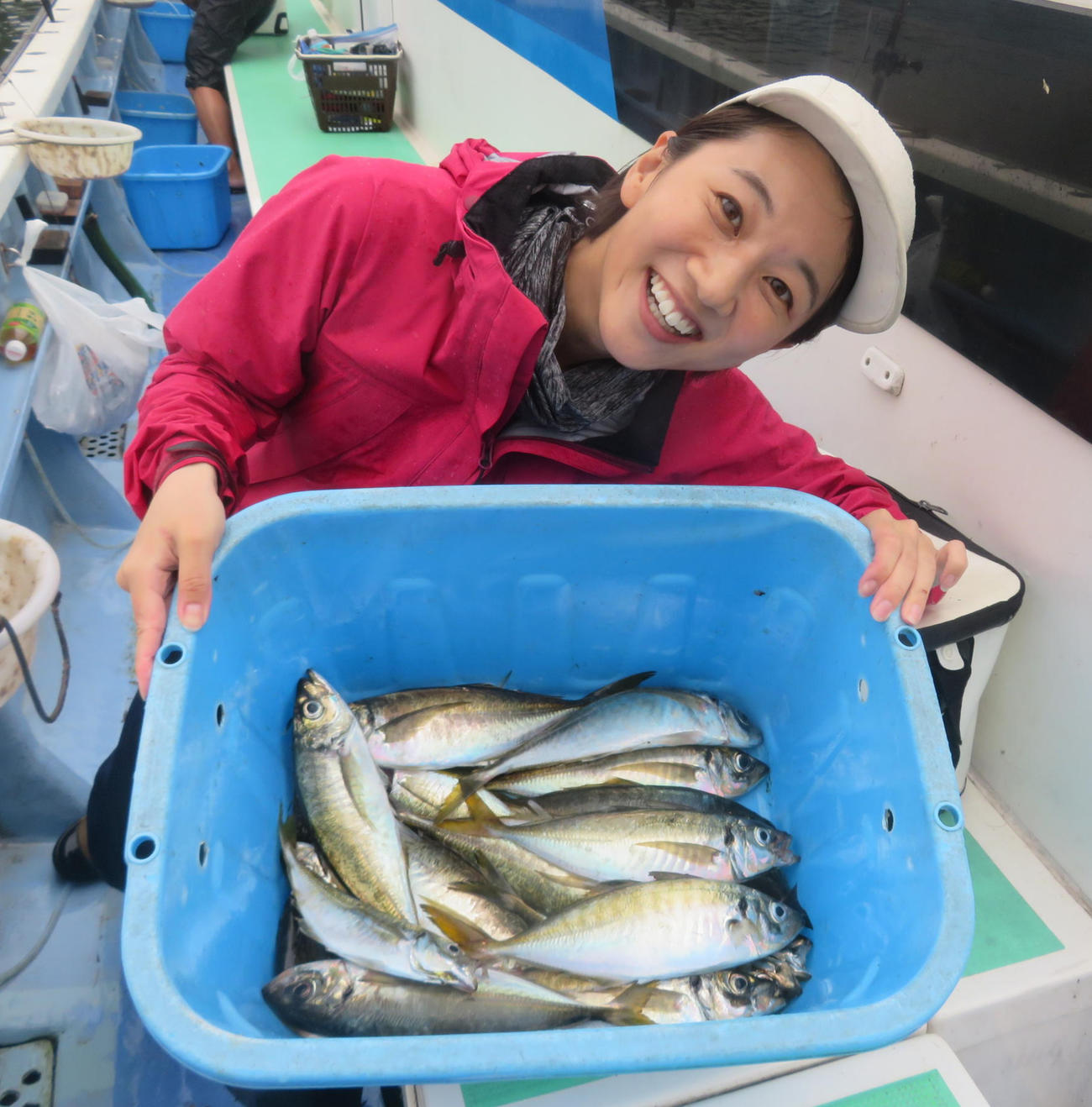 3時間半で30匹を釣り上げたぞ～！