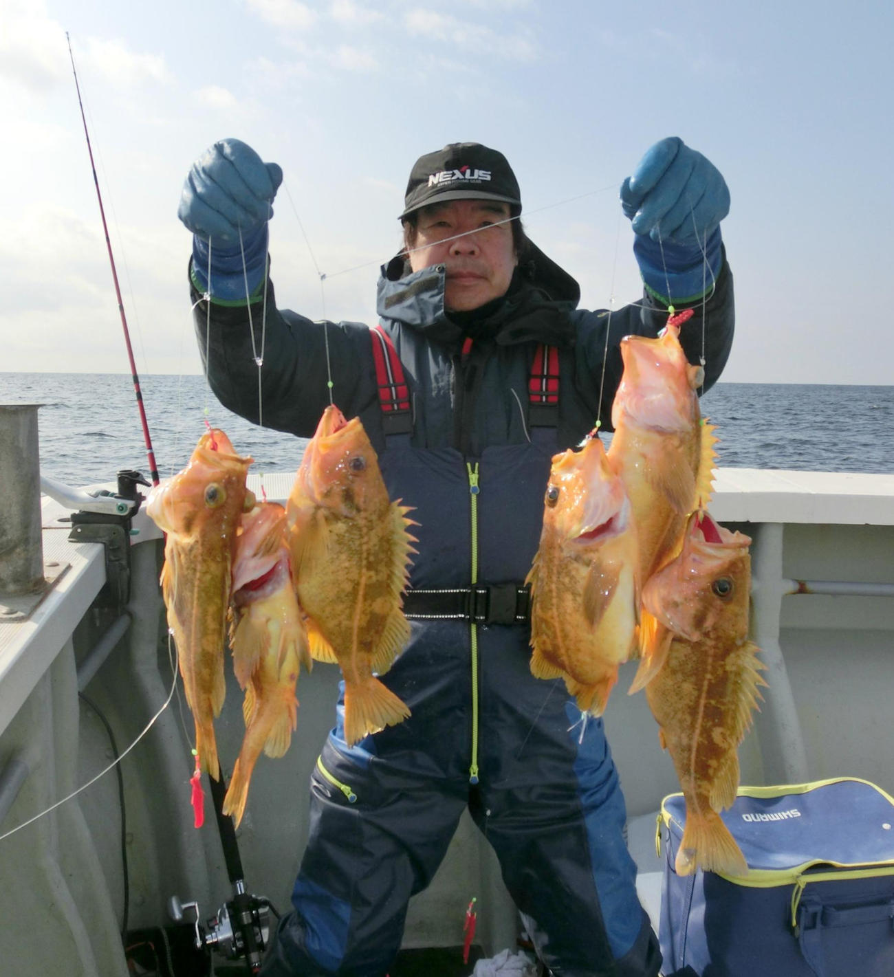 荻伏沖でヤナギノマイを針数上げた竹鼻リポーター