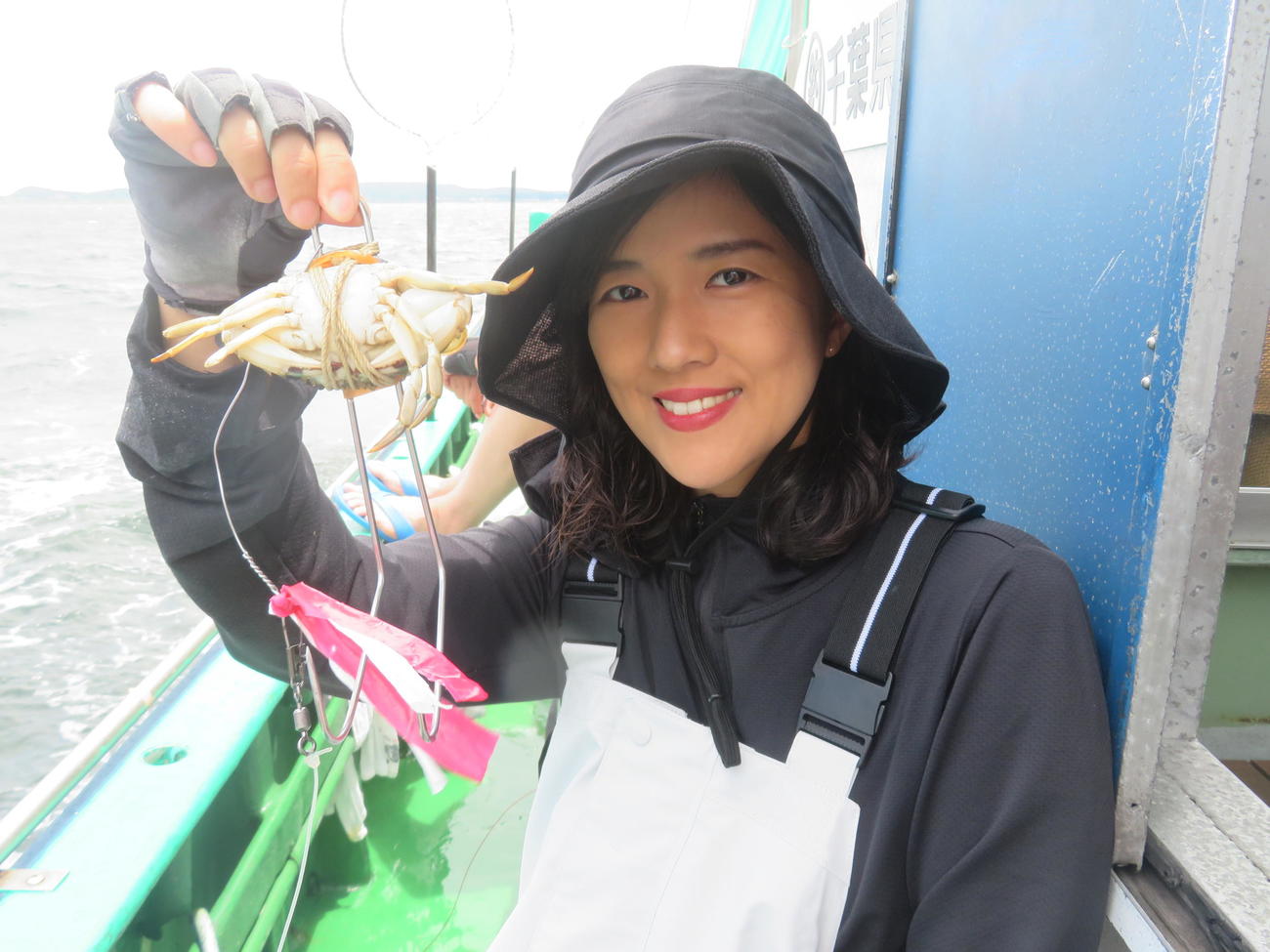 船宿特製テンヤに「おいしそうなカニの匂いがする」