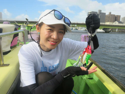 ツリジョ利水つばさ 餌木マダコ釣りでコツつかんだ タコ釣りは迷わず巻くのが大切 釣り写真ニュース 日刊スポーツ