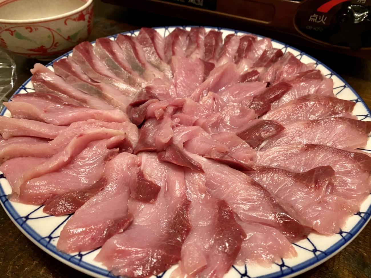 リーダーの4キロワラサはしゃぶしゃぶにも変身