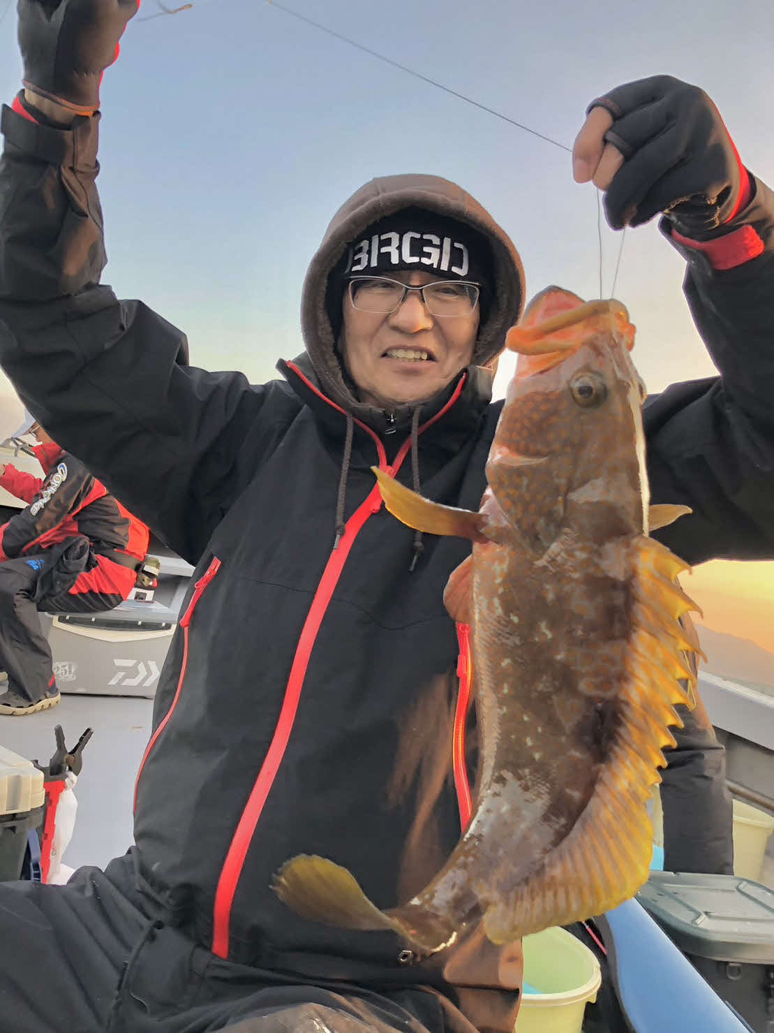 高級魚キジハタも上がった