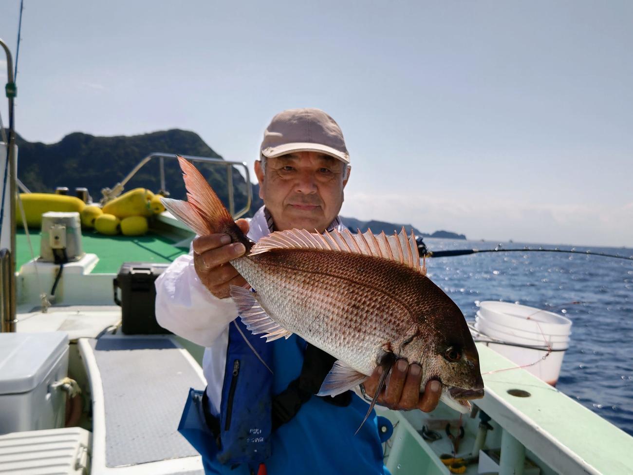 潮の変化を読み、釣果につなげた宮川博さん