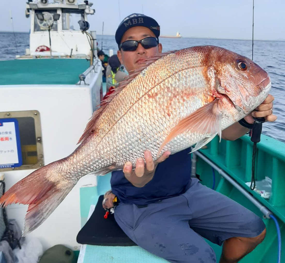 新安浦「長谷川丸」年間チャンピオン斎籐正樹さん
