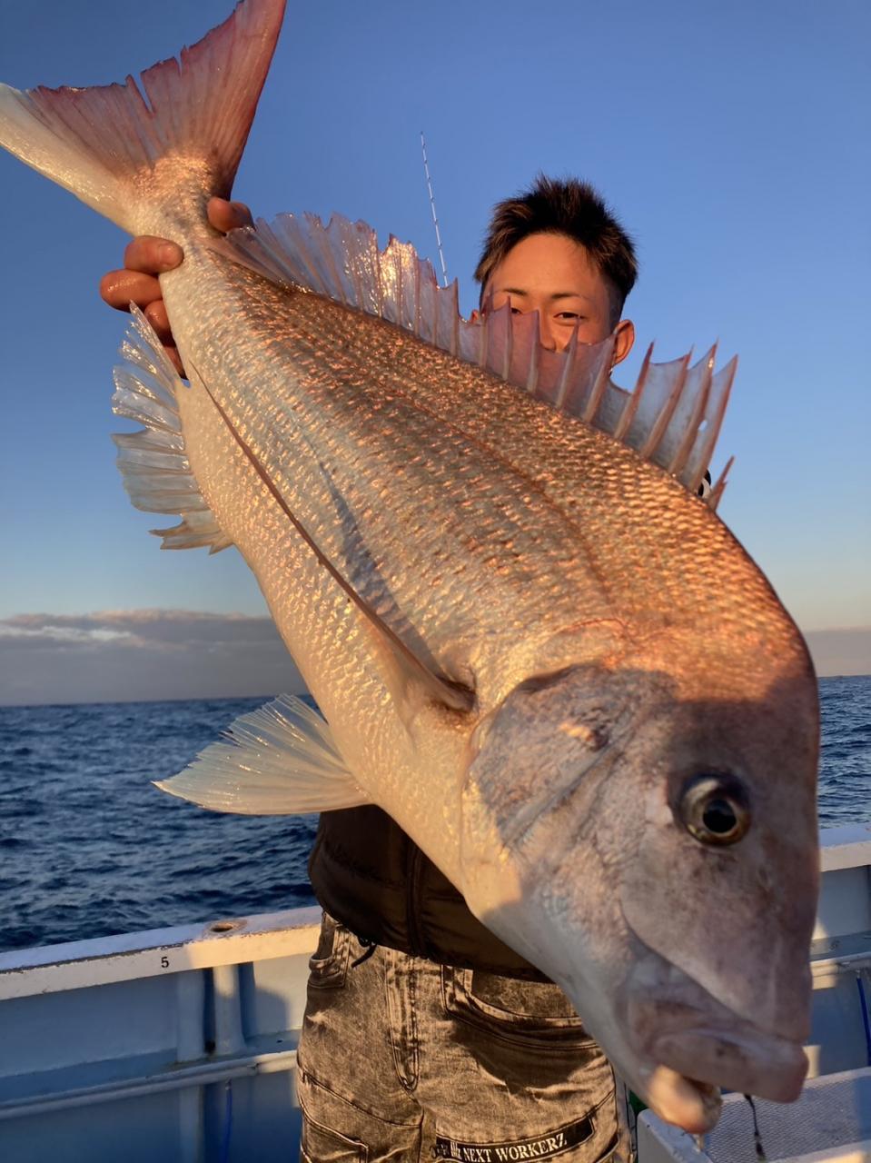 鹿島「第三幸栄丸」で6・2キロマダイ浮上