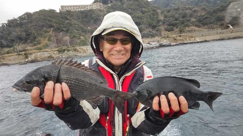 磯のレジェンド”鵜澤政則氏＆鵜澤塾生が金谷の沖磯に挑戦！ 目標通り 