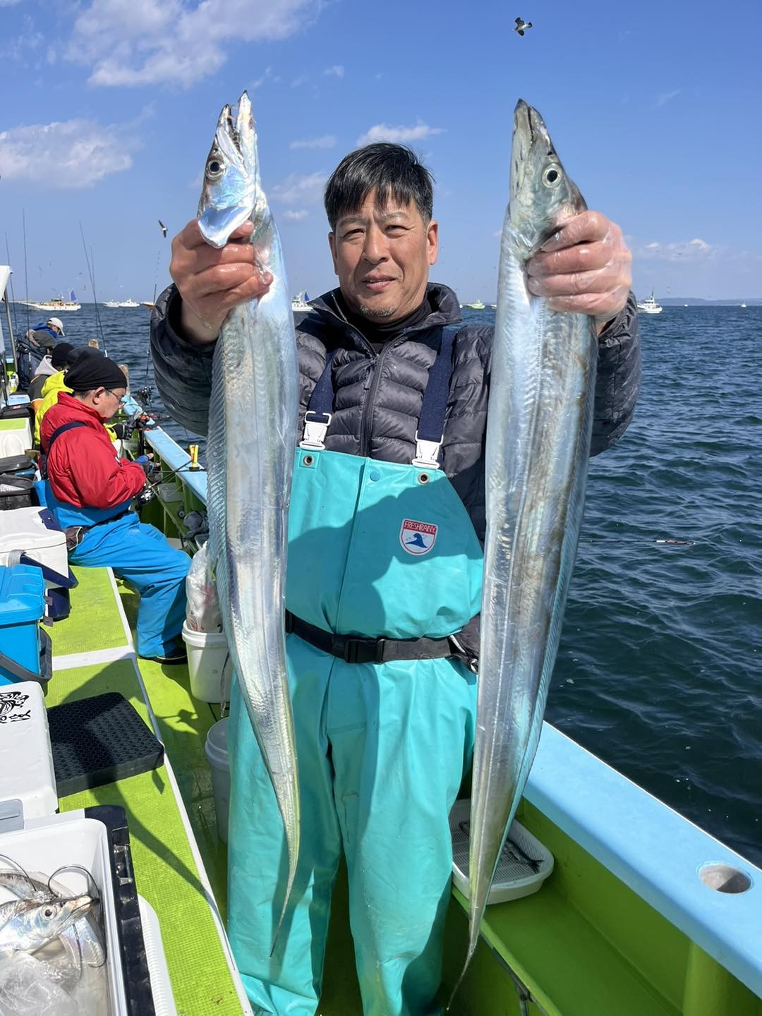 新安浦「長谷川丸」でも120センチ超のドラゴン浮上