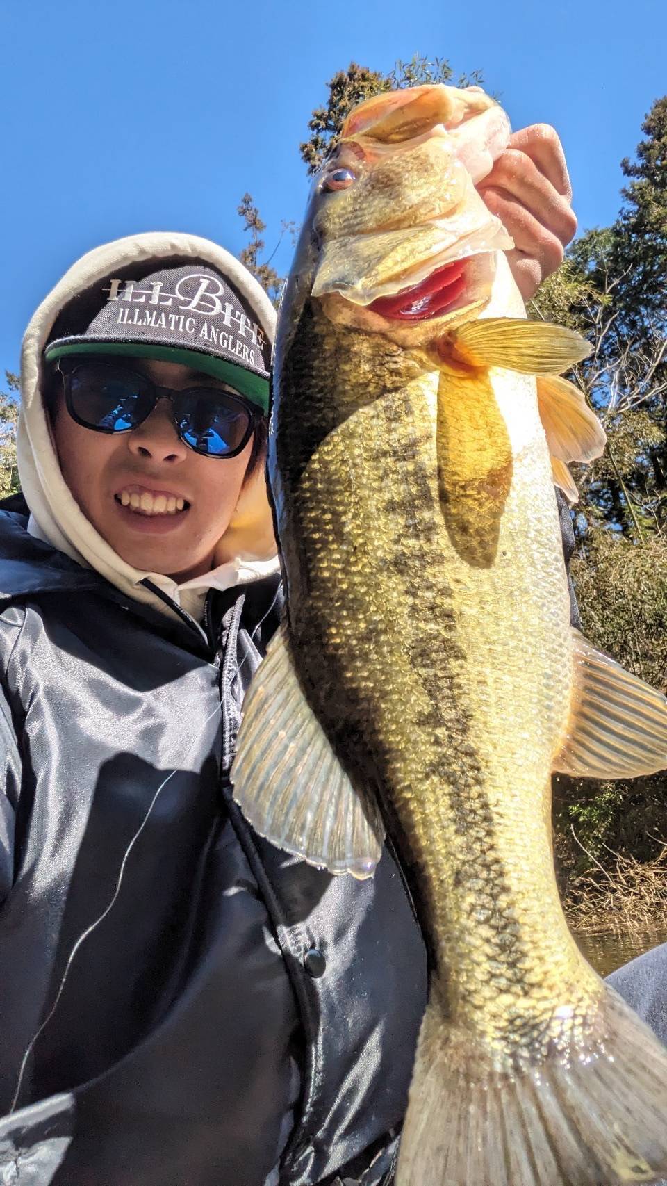三島湖「ともゑ」で2日連続ゴーマルHIT。今日は50センチ