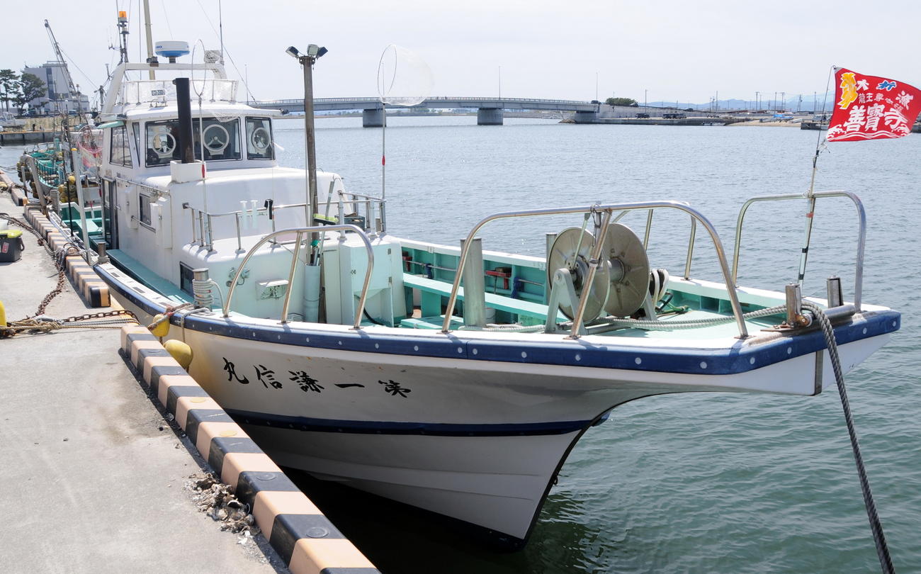 宮城・閖上港の日刊スポーツ新聞社指定「第一謙信丸」