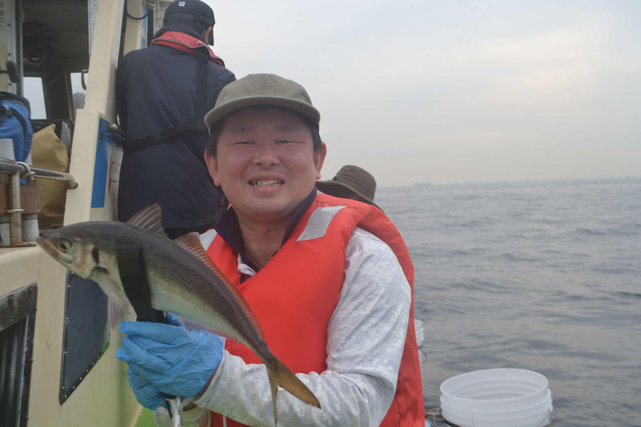 細井惇平さんはギガアジ3匹を含めて22匹を釣り上げた