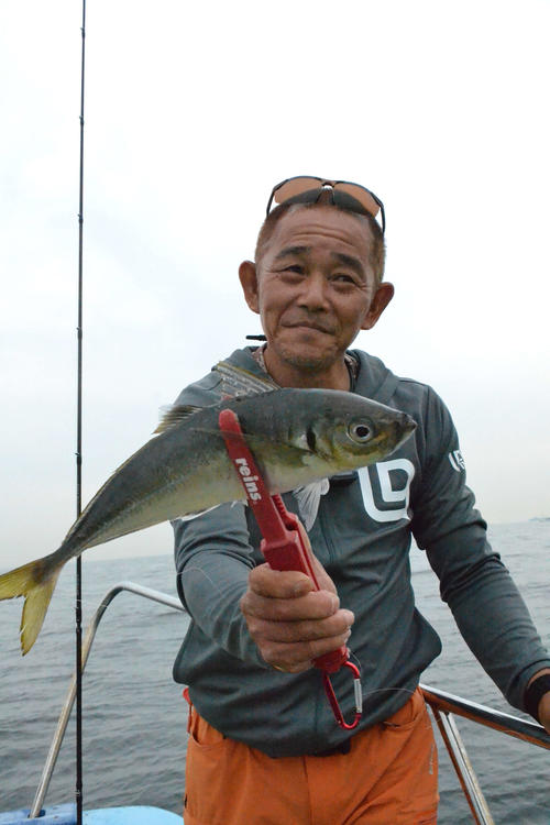 阿部順一さんが真っ先にギガアジをゲット