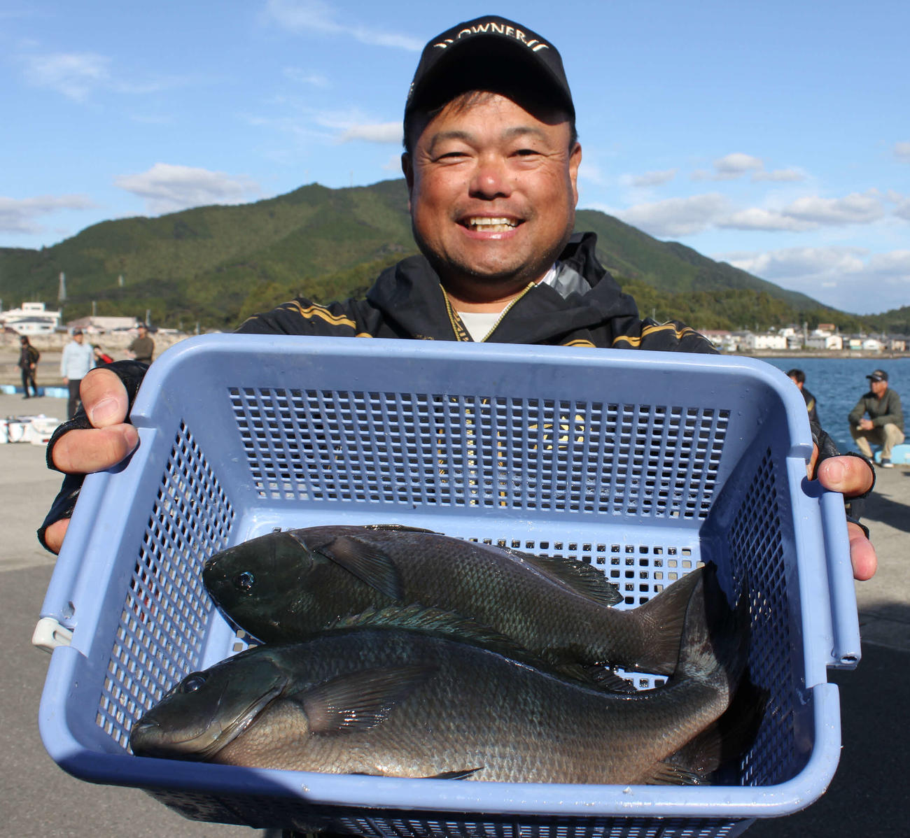 磯江選手が釣った39～45・5センチグレ3匹