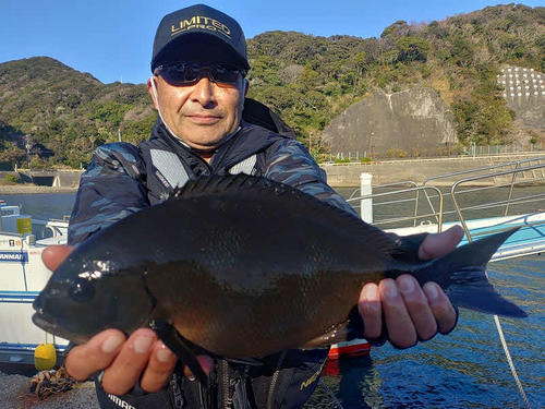 石廊崎の磯では本格的なメジナのシーズンに突入