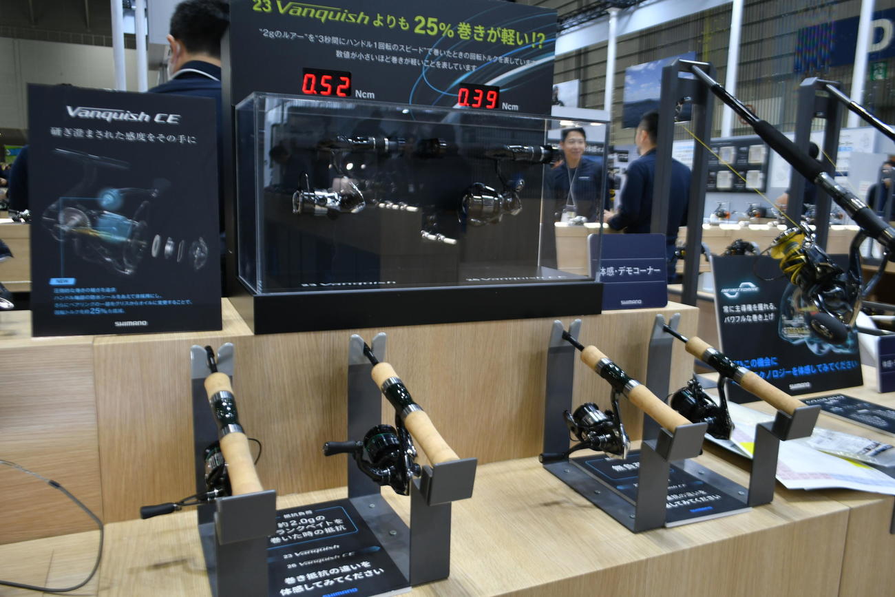 シマノの「ヴァンキッシュCE」は異次元の巻きの軽さを体験できる