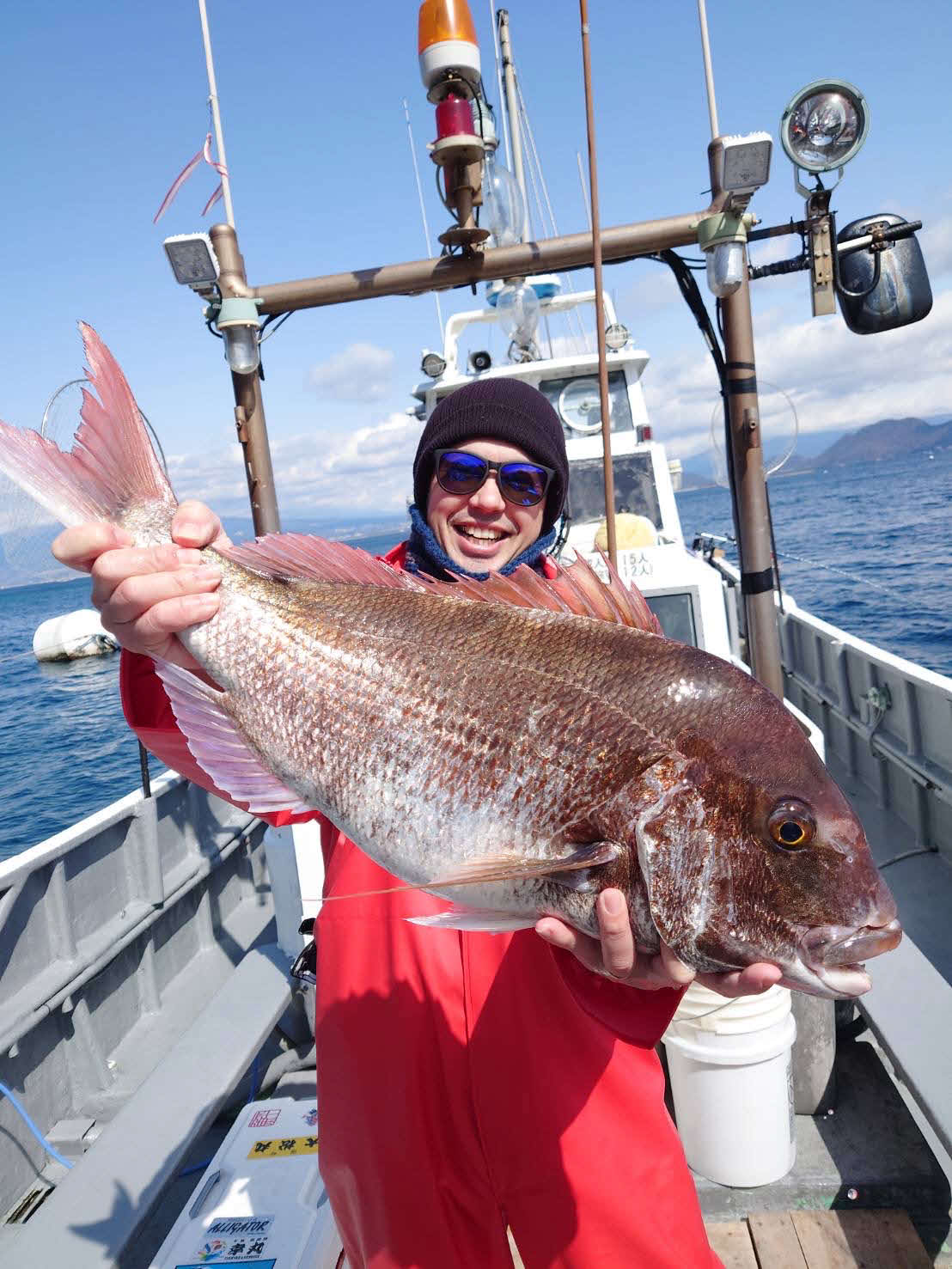 魚磯丸で上がった大ダイ